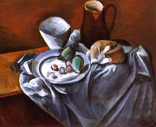 Still LIfe with Pears and Indian Bowl