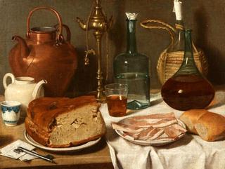 Still Life with Bread and Ham
