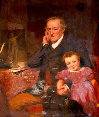 George O'Brien Wyndham, 3rd Earl of Egremont, and His Granddaughter the Honourable Carol Wyndham