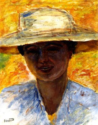 Portrait of a Woman in a Large Hat