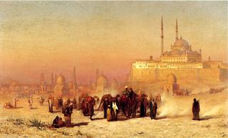 在新旧开罗之间，穆罕默德阿里的大本营清真寺和马梅鲁克人的坟墓