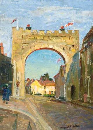 Coronation Arch from Falconer Road, Bushey