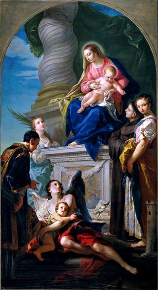 The Virgin and Child with several Saints