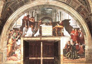 The Mass at Bolsena (Stanza di Eliodoro)