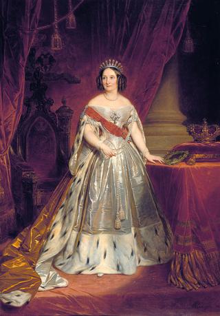 荷兰女王安娜，俄罗斯大公爵夫人安娜·帕夫洛夫娜的肖像