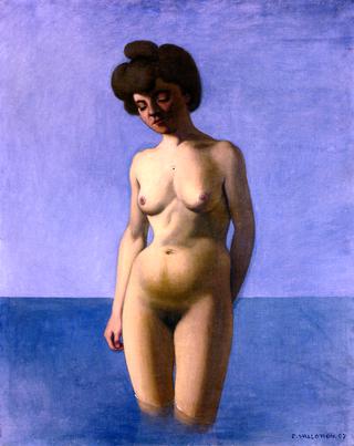 Bather in Frontal View