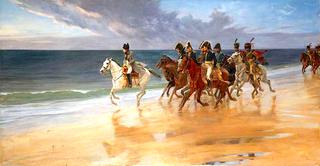 法国布洛涅沙滩上的拿破仑