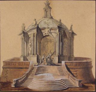 Design for Festival Architecture for an Entry into Paris for the King of Sweden, Frederick I of Hesse