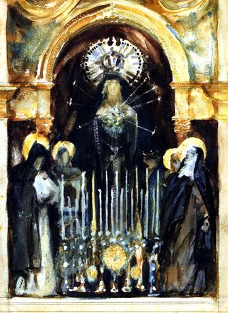 Virgin and Saints, Spain
