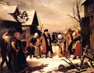 Louis XVI Distributing Alms to the Poor
