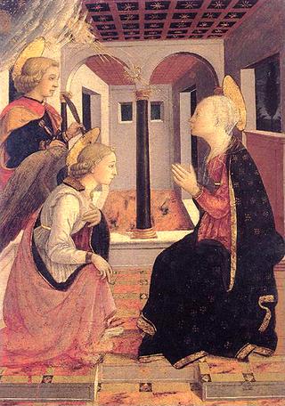 Annunciation with Saint George