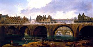 拆毁巴黎圣母桥上的建筑，1786年