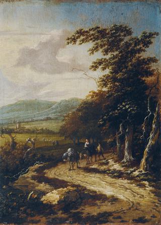 Extensive Landscape with Travellers