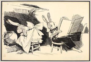 家里的兔子（彼得·兔子的插图）