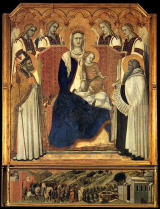 The Madonna with Saint Nicholas and the Prophet Elijah