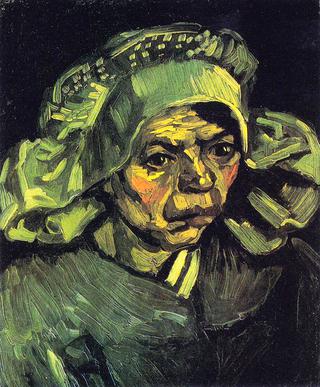 Head of a Peasant Woman with White Hood