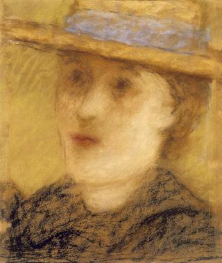 Woman in Straw hat