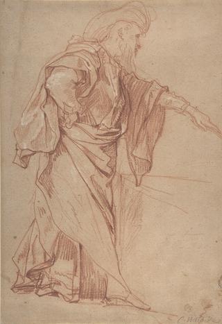 Standing Male Figure with Left Arm Extended