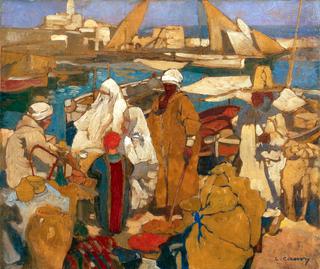 Scene at the So-Called Dock of the Admiralty, Algiers