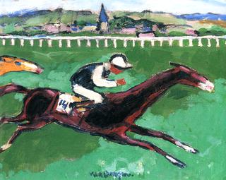 Jockey on Horseback, Deauville