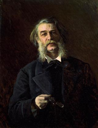 作家德米特里·格里戈罗维奇的肖像