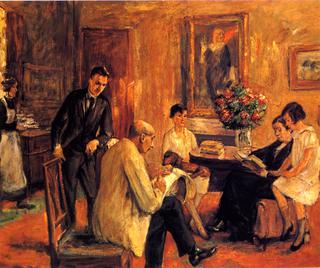 The Artist Sketching in the Circle of His Family