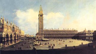 St. Mark's Square from the Clock Tower Facing the Procuratie Nuove