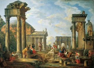 Roman Ruins with a Prophet