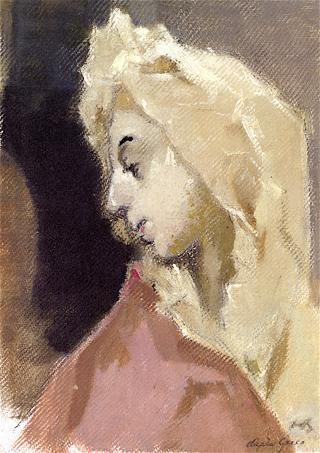 Madonna in Profile, after El Greco