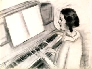 Portrait of Henriette Playing the Piano
