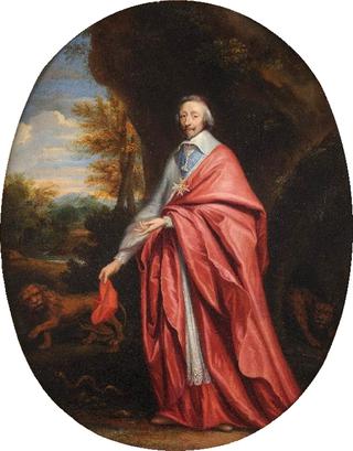 Portrait of Cardinal Richelieu with Animals