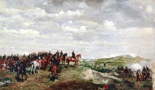 The Emperor Napoleon III at the Battle of Solferino