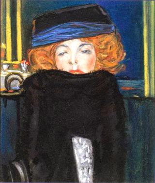 Portrait of a Lady With a Scarf