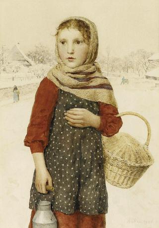 Girl in a Winter Landscape