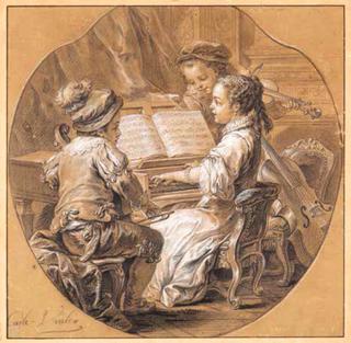Allegories of Fine Arts as Children - Music