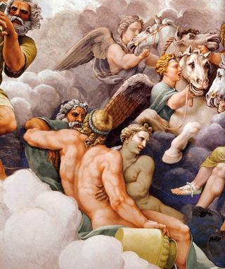 The Assembly of Gods around Jupiter detail