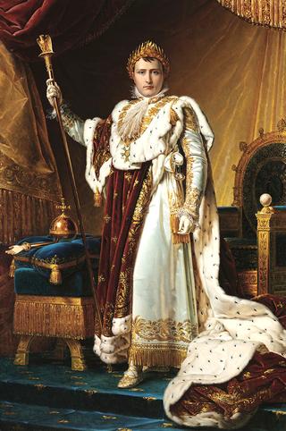 Napoleon I, Emperor of the French, in coronation regalia
