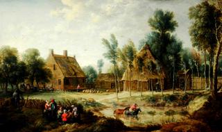 Scene in a Flemish Village