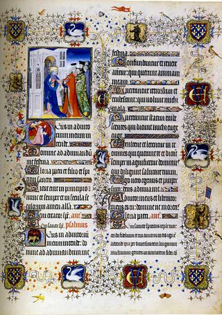 Grandes Heures, inventoried in the Duke's collection in 1409.