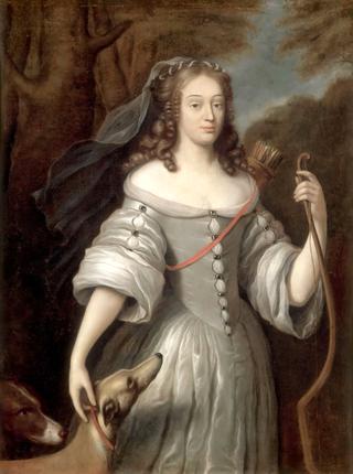 Portrait of Louise-Françoise de La Baume Le Blanc, duchesse de La Vallière as Diana
