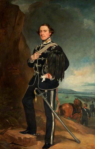 The Second Lord de Tabley as Colonel Commandant of the Earl of Chester's Yeomanry Cavalry