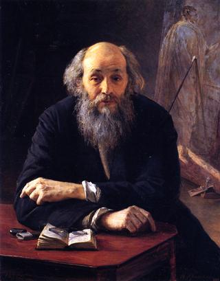 Portrait of Painter Nikolai Ge