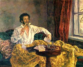 Pushkin in Mikhailovskoye