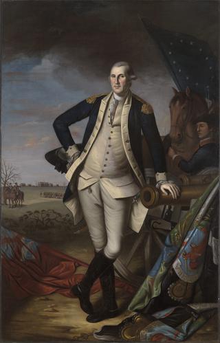 普林斯顿战役中的乔治华盛顿