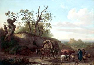 Landscape with Horses and Figures