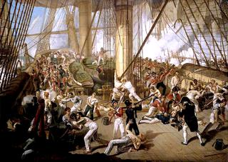 1805年10月21日，特拉法加战役，纳尔逊的倒台