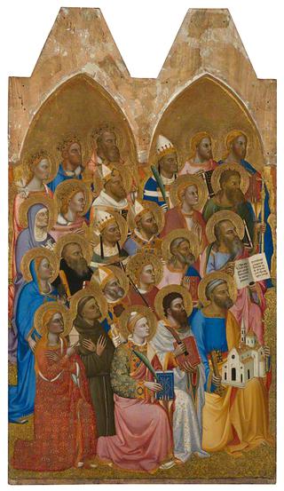 San Pier Maggiore Altarpiece: Adoring Saints