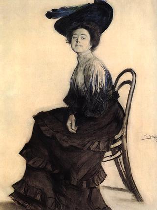 Portrait of E.A. Polevitskaya