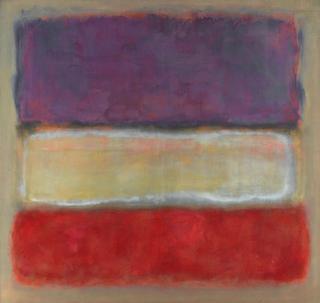 Untitled (Purple, White, and Red)