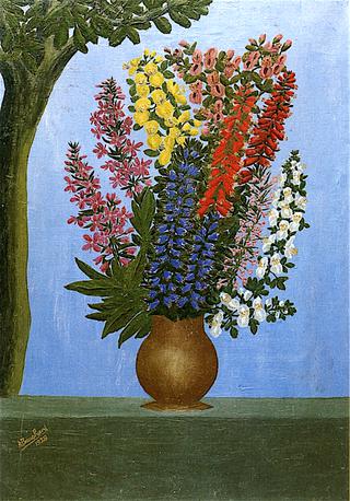 Vase with Flower Stems